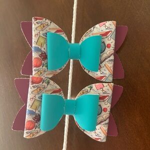 Ready for school hair bow